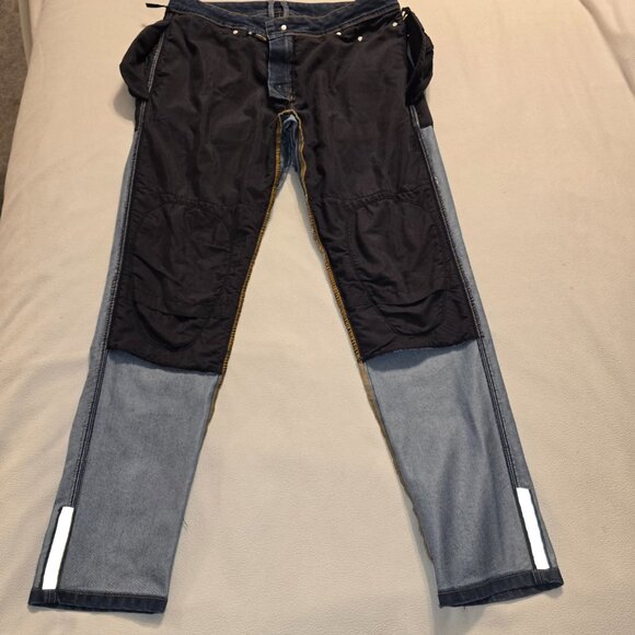 Share REV’IT Jeans Lombard 2 RF Dark Blue motorcycle Jeans Mens Size 36x32 - Picture 8 of 10